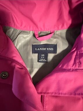 Lands' End Hooded Raincoat